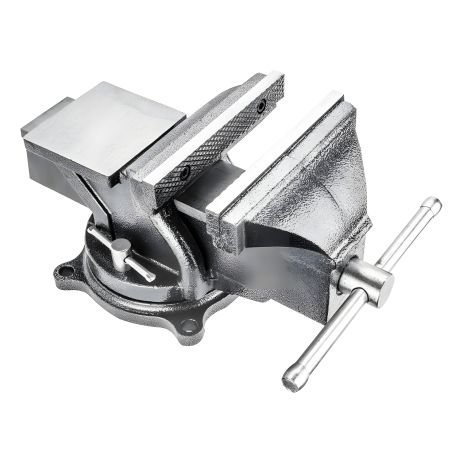 Слюсарні тиски 370 мм, поворотні з ковадлом, загартовані губки Topex 07A215 Слюсарні тиски 370 мм, поворотні з ковадлом, загартовані губки Topex 07A215