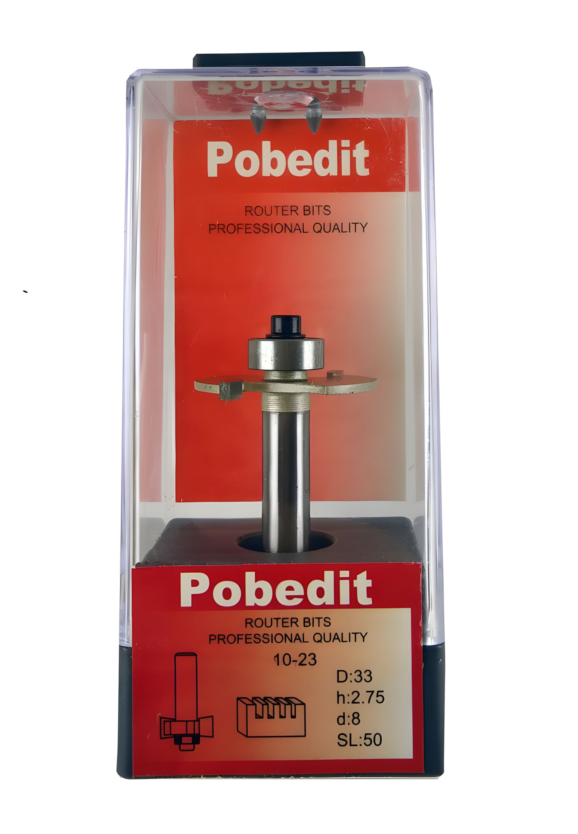 Фреза для выборки четверти 33 мм, H-2.75 мм, d-8 мм Pobedit P-1023-08-0275 Фреза для выборки четверти 33 мм, H-2.75 мм, d-8 мм Pobedit P-1023-08-0275