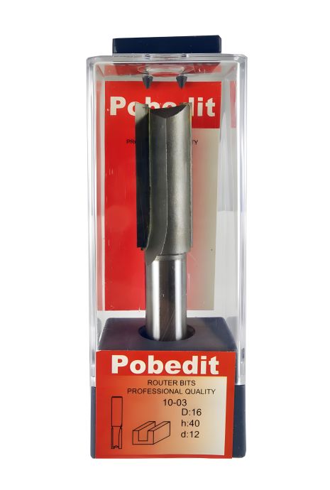 Pobedit P-1003-12-16, фреза пазова пряма D-16 мм, d-12 мм