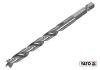 Спиральное сверло по дереву Ø7 x 90/55 мм HEX 1/4" HSS 4241 Yato YT-33864