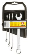 Комплект комбинированных ключей Topex 35D374 (4 шт, 10-17 мм) Комплект комбинированных ключей Topex 35D374 (4 шт, 10-17 мм)