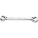 Двухсторонний разрезной ключ 13х14 мм, кованый, усиленный, угол изгиба 15°, сталь CrV NEO 09-149
