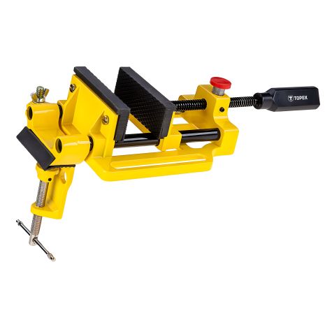 Для моделіста тиски 100 мм, алюміній, система швидкого кріплення Topex 07A310