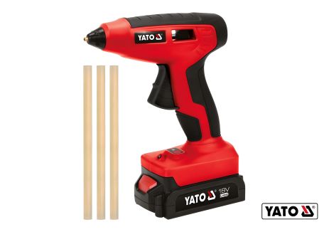 Аккумуляторный клеевой пистолет LI-ION (Польша) Yato YT-82854
