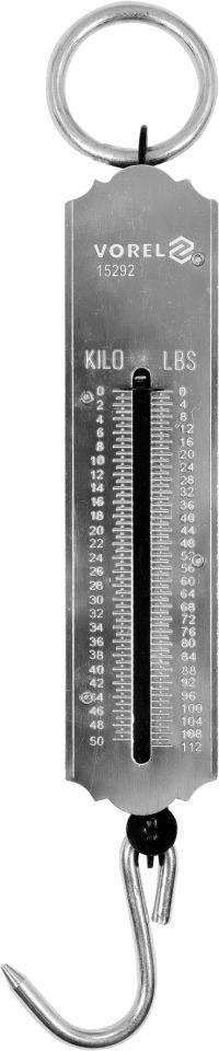 Весы ручные, подвесные, пружинные до 50 кг Vorel 15292