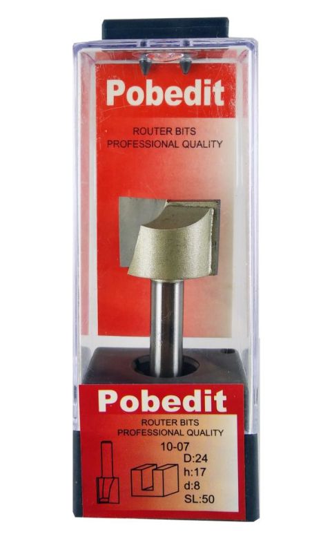 Пазова фреза D-24 мм, d-8 мм Pobedit P-1007-08-24