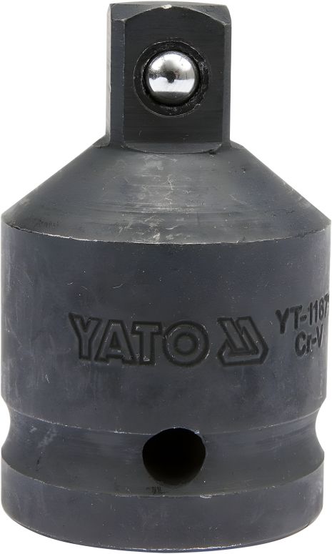 Перехідник ударний з коміра 3/4″ на головку 1/2″ Yato YT-11671 Перехідник ударний з коміра 3/4″ на головку 1/2″ Yato YT-11671