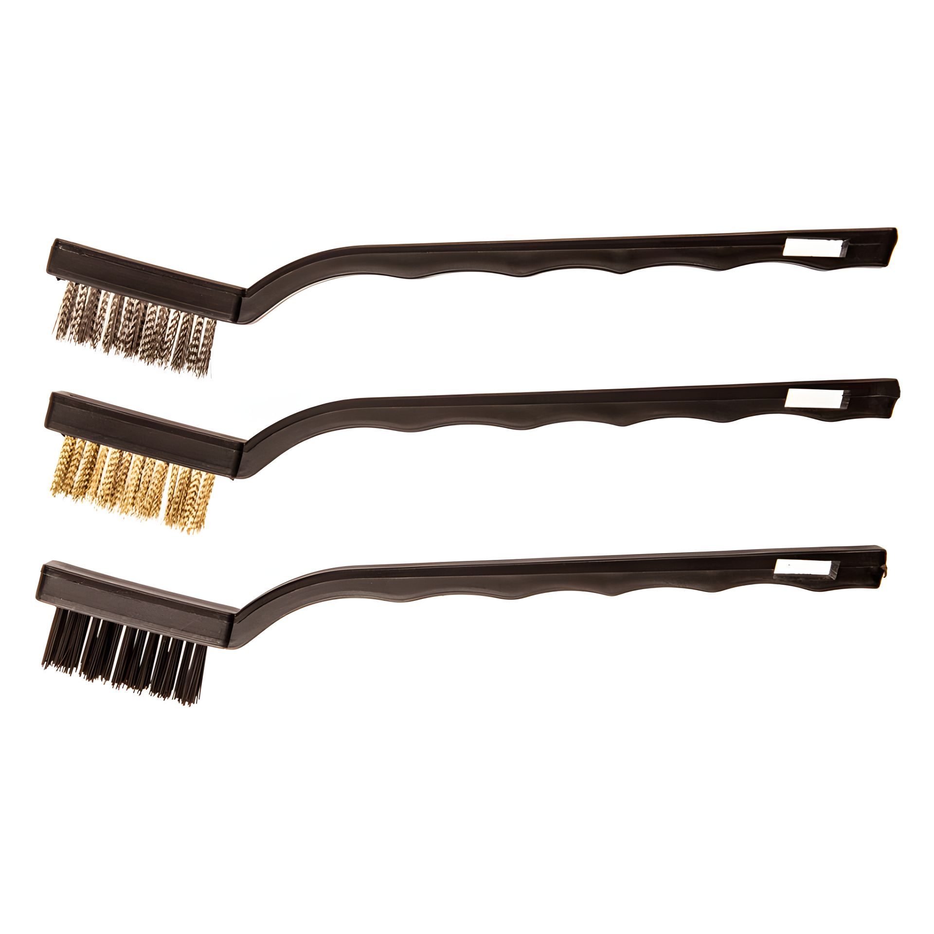 Комплект щеток проволочных (медь/сталь/нейлон), 3 шт. Top Tools 14A618 Комплект щеток проволочных (медь/сталь/нейлон), 3 шт. Top Tools 14A618