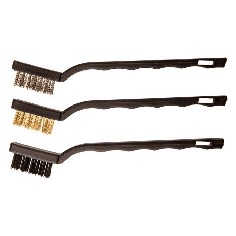 Комплект щеток проволочных (медь/сталь/нейлон), 3 шт. Top Tools 14A618 Комплект щеток проволочных (медь/сталь/нейлон), 3 шт. Top Tools 14A618