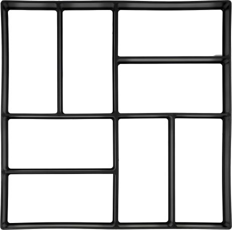 Форма для садовой дорожки-брусчатки 400 х 400 x 40 мм Vorel 35064