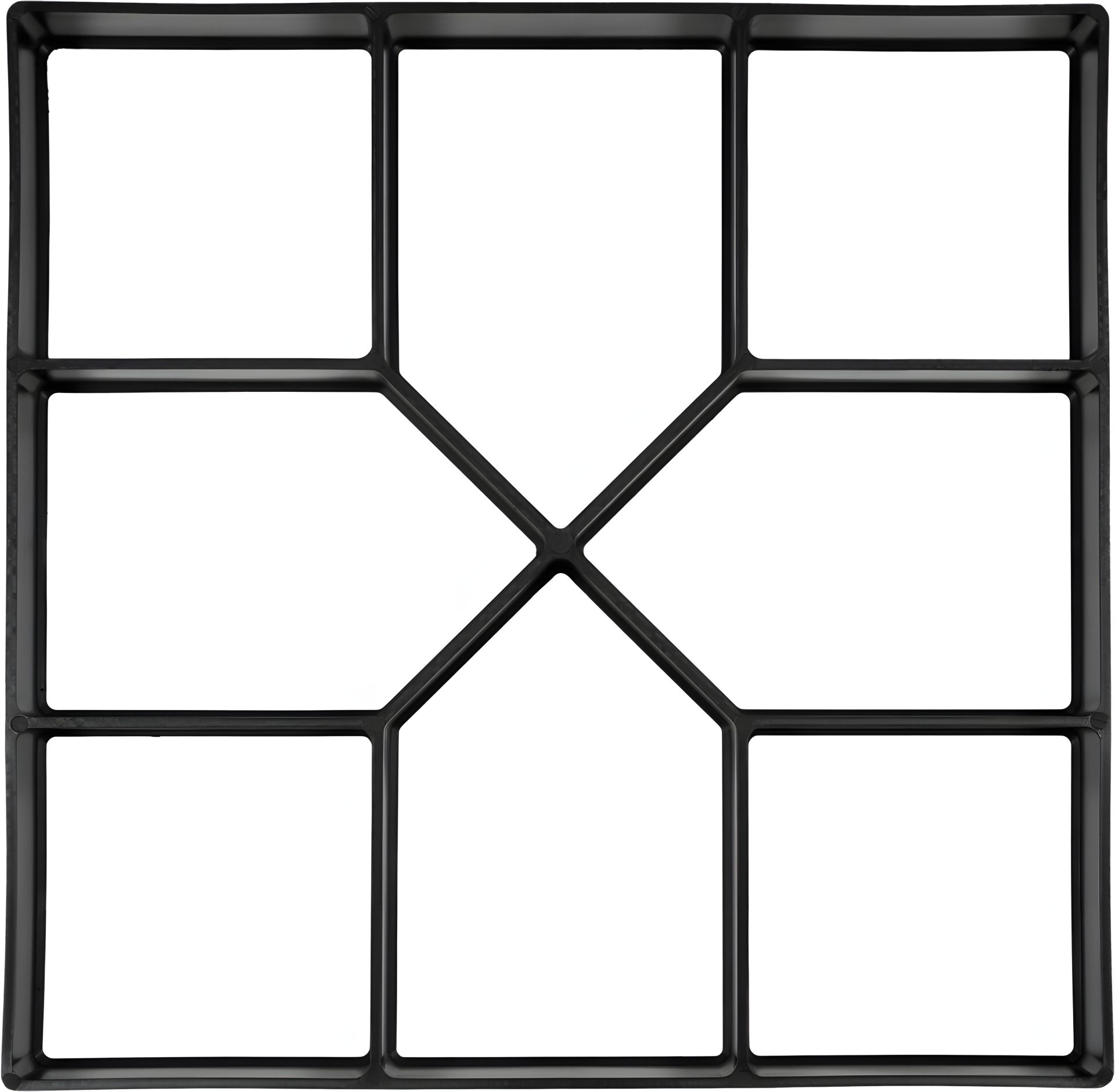 Форма для плитки тротуарної садової доріжки бруківки 400 х 400 x 40 мм Vorel 35063 Форма для плитки тротуарної садової доріжки бруківки 400 х 400 x 40 мм Vorel 35063