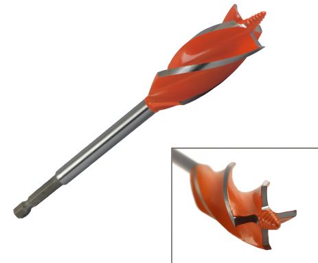 25 мм свердло по дереву чотирипере ZHWEI SDH025 25 мм свердло по дереву чотирипере ZHWEI SDH025