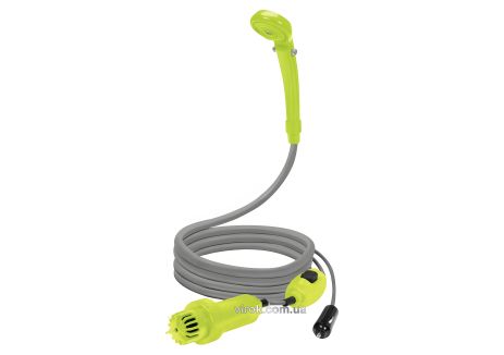 Портативний душ LUND від акумулятора - 12 В, продуктивність 10 л/хв, кабель 4 м, шланг 2 м Vorel 82991