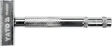 Алмазний брусок для вирівнювання абразивних дисків: 45.5 х 13 мм, металева ручка Yato YT-61395 Алмазний брусок для вирівнювання абразивних дисків: 45.5 х 13 мм, металева ручка Yato YT-61395