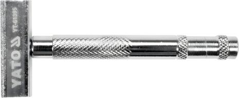 Алмазний брусок для вирівнювання абразивних дисків: 45.5 х 13 мм, металева ручка Yato YT-61395