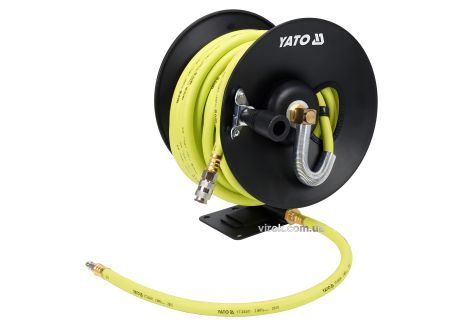 Пневматический шланг на катушке 9.5 мм 15 м Yato YT-24241 Пневматический шланг на катушке 9.5 мм 15 м Yato YT-24241