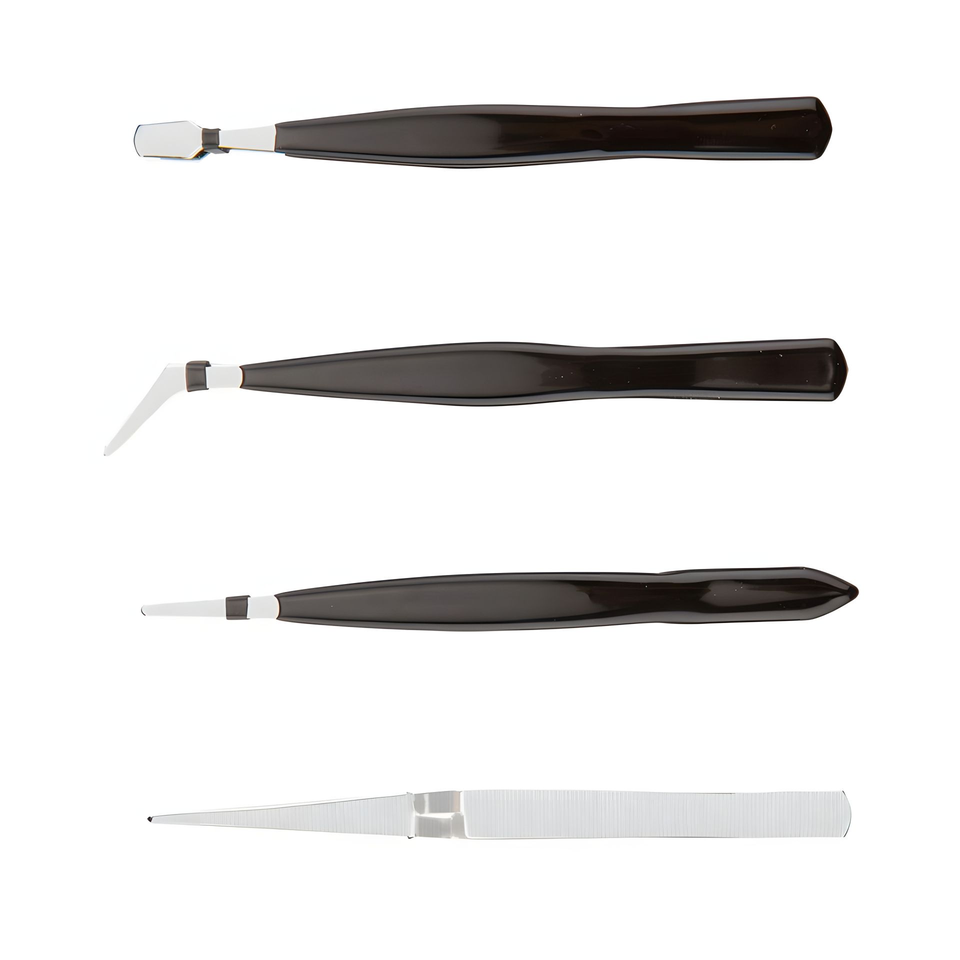 Набір пінцетів 4шт. Top Tools 32D423 Набір пінцетів 4шт. Top Tools 32D423