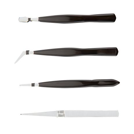 Набор из четырёх пинцетов Top Tools 32D423 Набор из четырёх пинцетов Top Tools 32D423