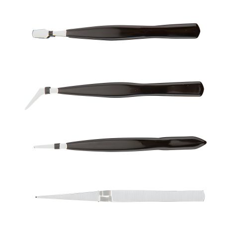 Набір пінцетів 4шт. Top Tools 32D423 Набір пінцетів 4шт. Top Tools 32D423