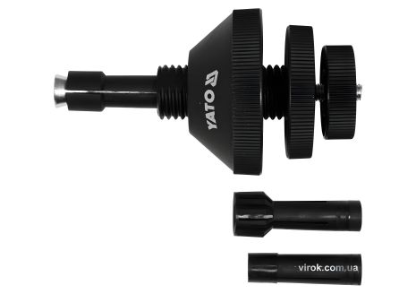 Пристрій для центрування дисків зі зчепленням Ø=15-28 мм, 3 регулювальні втулки YaTo YT-06313 Пристрій для центрування дисків зі зчепленням Ø=15-28 мм, 3 регулювальні втулки YaTo YT-06313