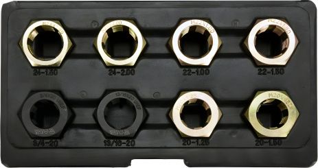 Набір для ремонту різьблення 5/4" (32 мм), 8 шт, Yato YT-17695
