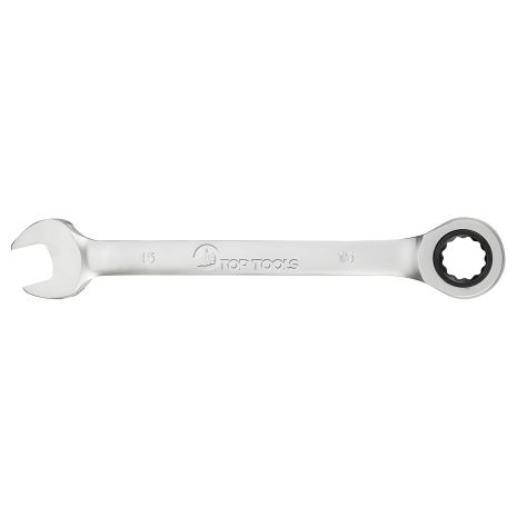 Ключ комбинированный с трещоткой, 15 мм Top Tools 35D737