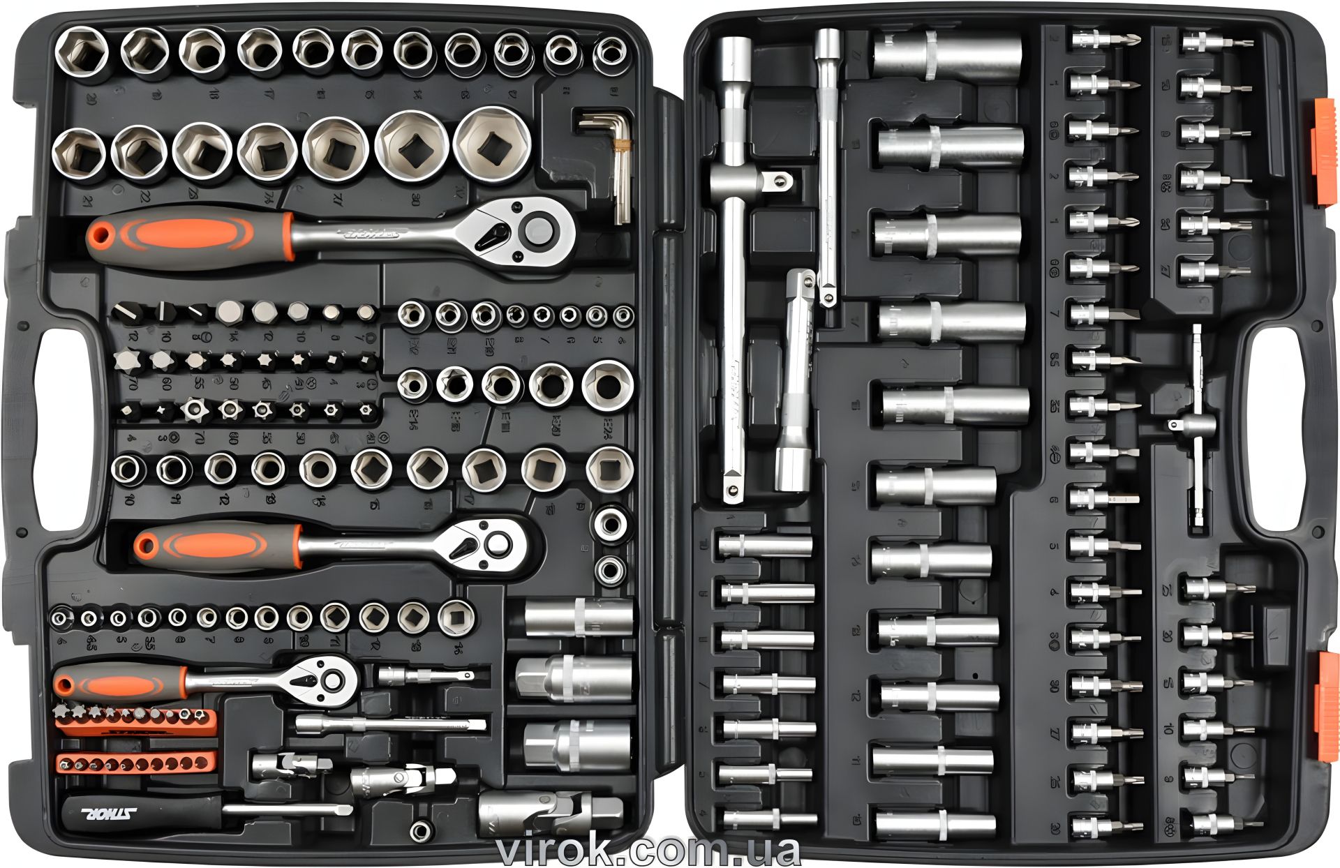 Набір торцевих головок STHOR 1/2", 173 предмети Vorel 58688 Набір торцевих головок STHOR 1/2", 173 предмети Vorel 58688