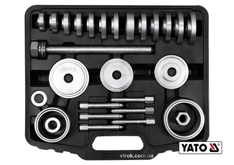 Набір гвинт для демонтажу підшипників та втулок l=38 мм, 31 шт YaTo YT-25412 Набір гвинт для демонтажу підшипників та втулок l=38 мм, 31 шт YaTo YT-25412