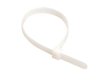 Капрон білий хомут стяжний 100х2,5 100 шт [500] Virok OK09\3
