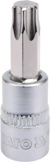 Головка торцева з TORX насадкою 1/4" Т40 37 мм від Yato YT-04307