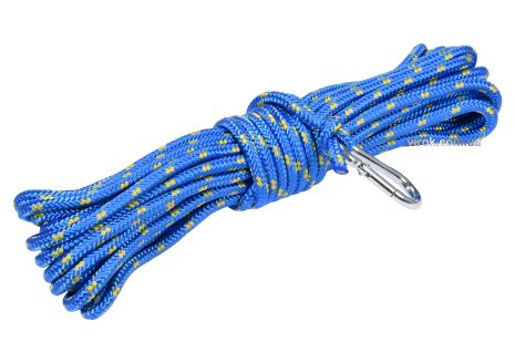 Шнур димарів для очищення з карабіном, Ø = 6 мм, l = 10 м Vorel 73021