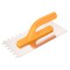 Зубчатый шпатель 8 x 8 x 8 мм, пластмассовая рукоятка, рабочая поверхность 280 x 130 мм, Topex 13A288