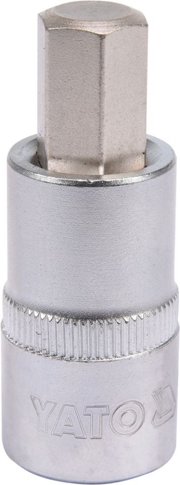Головка торцева з викрутковою насадкою HEX 1/2" 12 мм 55 мм Yato YT-04386 Головка торцева з викрутковою насадкою HEX 1/2" 12 мм 55 мм Yato YT-04386