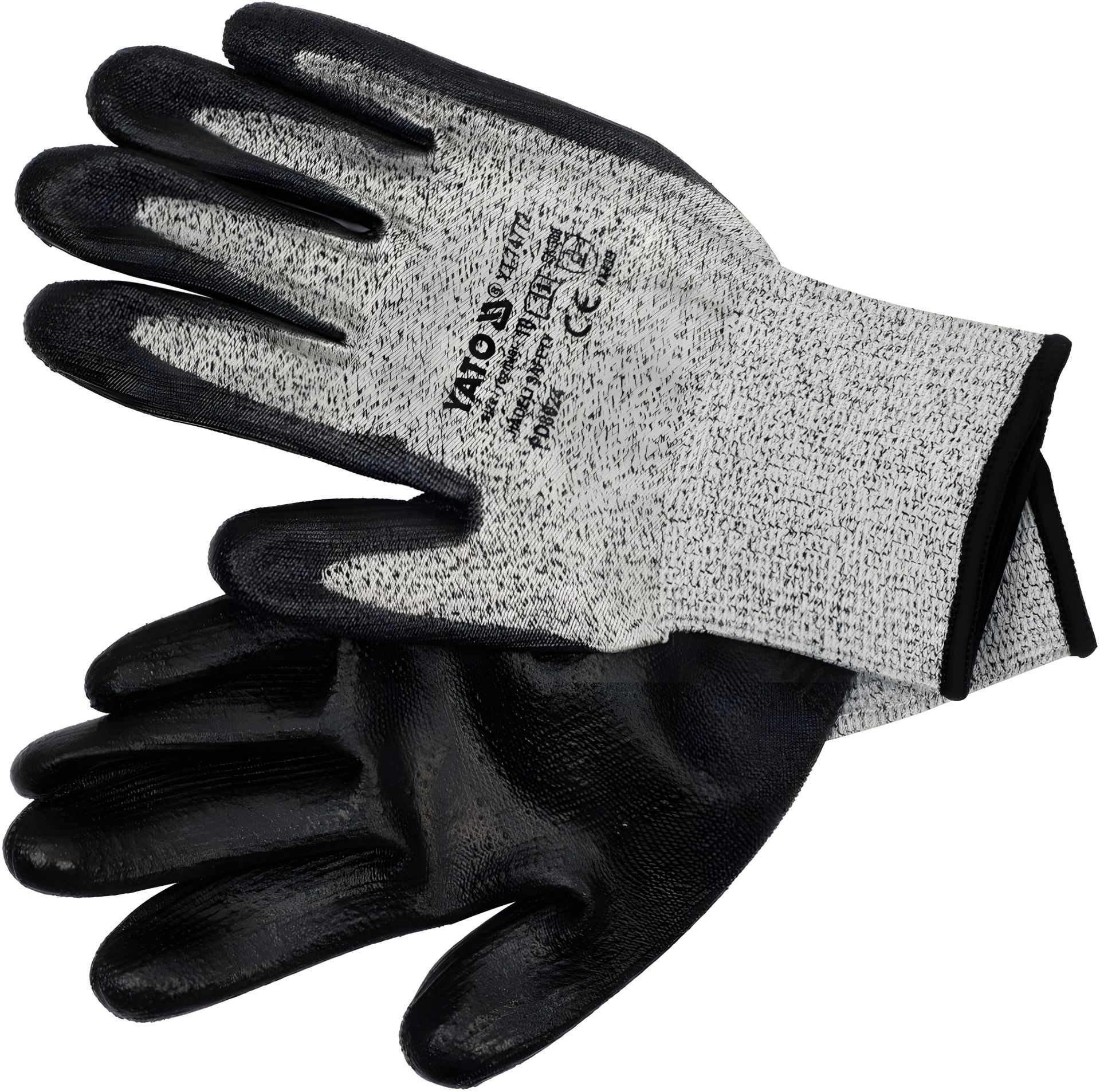 Перчатки защитные полиэтиленовые (HPPE) черные, размер 10 Yato YT-74772 Перчатки защитные полиэтиленовые (HPPE) черные, размер 10 Yato YT-74772