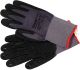 Робочі рукавички нейлонові з спіненим нітриловим покриттям та накладенням, розмір 8, чорно-сірі. Yato YT-74757