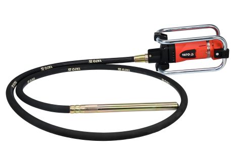 Вибратор для бетона сетевой: 2300 Вт, с шлангом l= 4 м, Ø= 35 мм Yato YT-82601