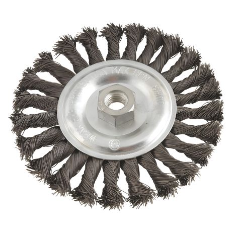 Дискова дротяна щітка, 150 мм x M14 VERTO 62H141 Дискова дротяна щітка, 150 мм x M14 VERTO 62H141