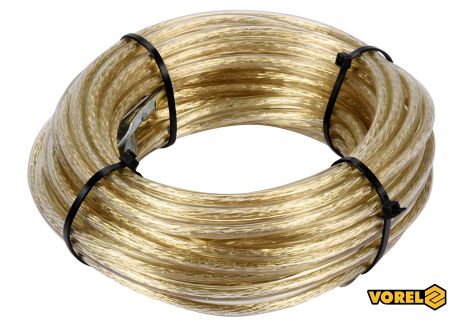 Трос стальной с наконечниками для пломб Ø6 мм x 15 м, Vorel 85000