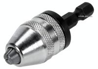 Патрон для дрели 1/4" 0.5-3 мм 50 мм, YaTo YT-04644