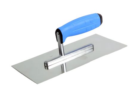 Гладка тертка з нержавіючої сталі PROFI двокомпонентна ручка 270 x 130 мм ТМ Virok 14V000