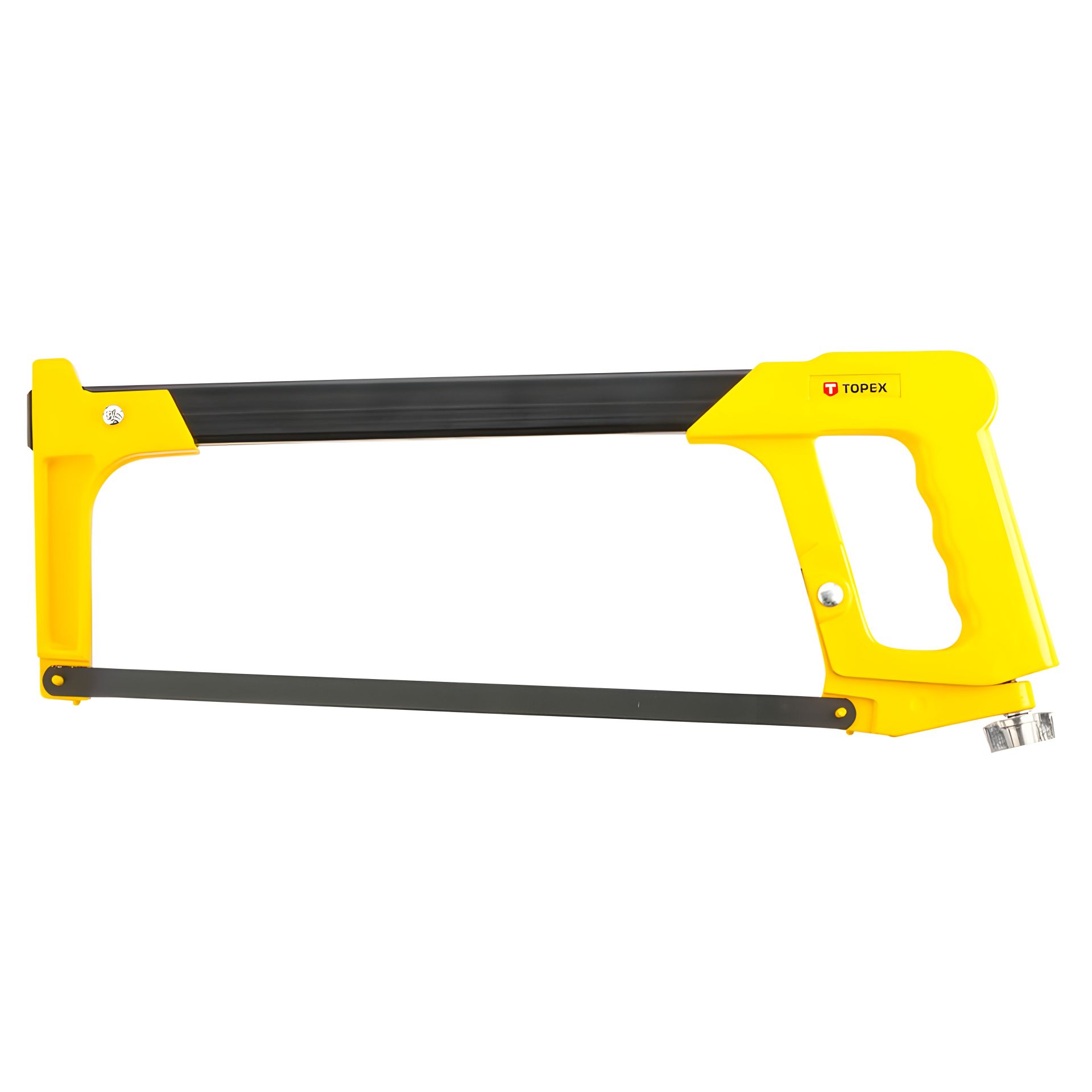 Ножівка по металу 300 мм, алюмінієва ручка, два положення полотна, Topex 10A135, відсік для запасних полотен Ножівка по металу 300 мм, алюмінієва ручка, два положення полотна, Topex 10A135, відсік для запасних полотен