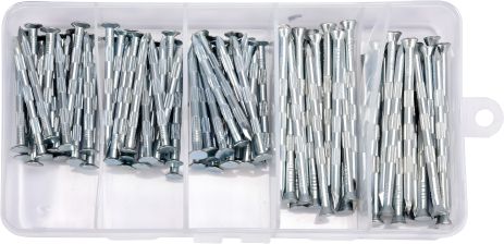 Оцинковані цвяхи до бетону 3.5 х 50 мм, 3.5 х 70 мм, 106 шт. від Yato (YT-36510) Оцинковані цвяхи до бетону 3.5 х 50 мм, 3.5 х 70 мм, 106 шт. від Yato (YT-36510)