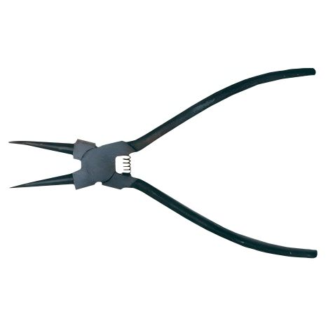 Изогнутые щипцы для стопорных колец 150 мм, для внутренних колец 12-25 мм, диаметр наконечника 1.5 мм Top Tools 32D304