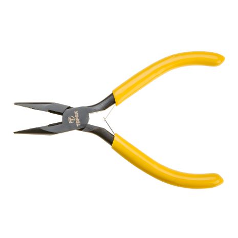 Прецизійні подовжені плоскогубці 125 мм, рукоятки з еластичним покриттям, пружина для розтиснення Topex 32D032