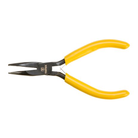 Прецизионные удлиненные плоскогубцы, изогнутые 125 мм, Topex 32D033