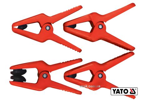 Затискачі для дротів металевих 4 шт. YaTo YT-08390 Затискачі для дротів металевих 4 шт. YaTo YT-08390