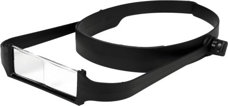 Лупа в пластиковій оправі з кріпленням на голову та регулюванням від Vorel (73503) Лупа в пластиковій оправі з кріпленням на голову та регулюванням від Vorel (73503)