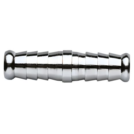 Двухсторонняя муфта для шланга, латунная, никелированная 10 мм NEO 12-612