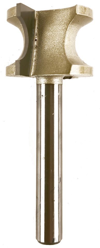 Кромкова фреза напівстрижнева D-30 мм, h-12 мм, R-6 мм Pobedit P-1014-0630 Кромкова фреза напівстрижнева D-30 мм, h-12 мм, R-6 мм Pobedit P-1014-0630