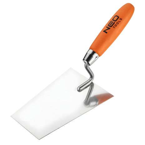 Штукатурная кельма трапециевидная, 160 мм, деревянная ручка NEO 50-142